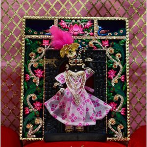 Shreenathji Pithika Peacock Lotus Work