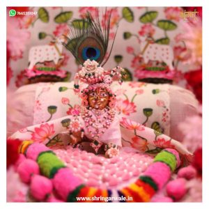 Premium Kamal Shringar Collection for Thakurji | Kamal Morpankh Paag, Haar, Kada & Nupur