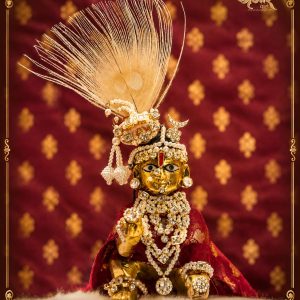White morpankh shringar